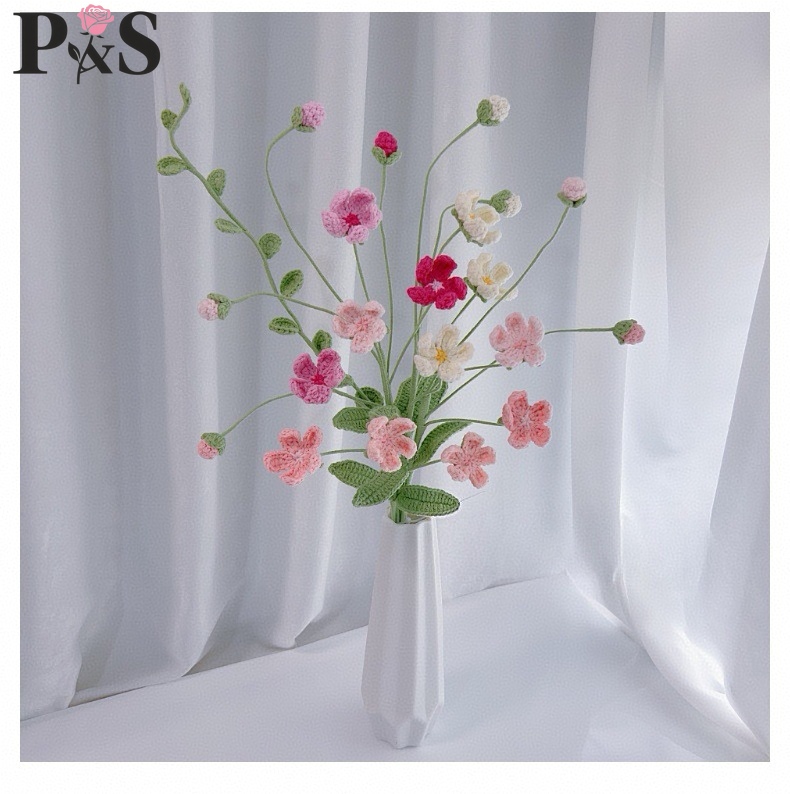 Home Decor Tulip - Вязаный крючком цветок ручной работы Андросса