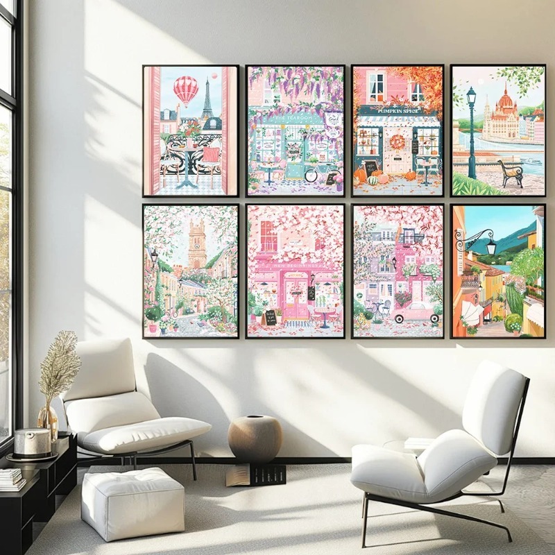 Home Decor London - Постеры и принты с изображением Парижа,