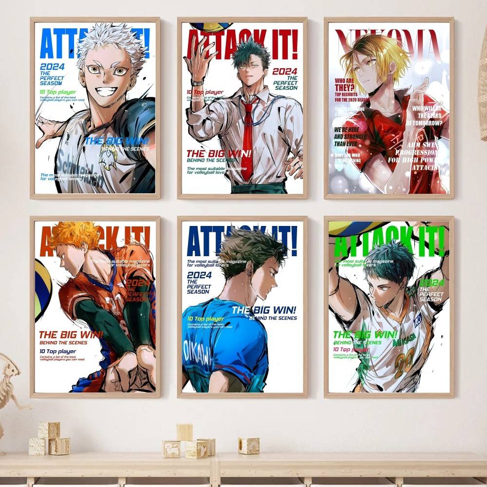 Home Decor Magazine - Аниме «Хайкью!!» Постер-наклейка на стену с
