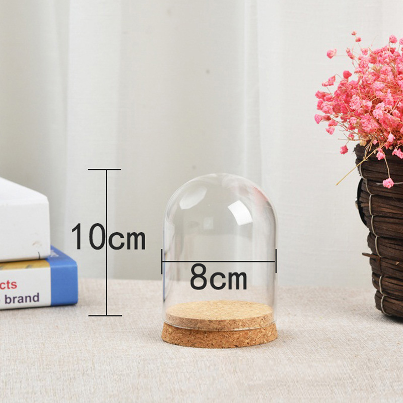 Terrarium Glass Bottle - Стеклянная купольная крышка для цветов, суккулентов,