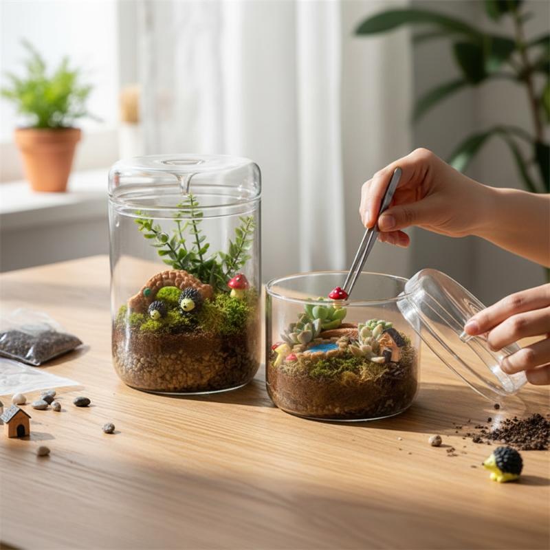 Terrarium Glass Bottle - Стеклянные бутылки для творчества: коллекция стеклянных