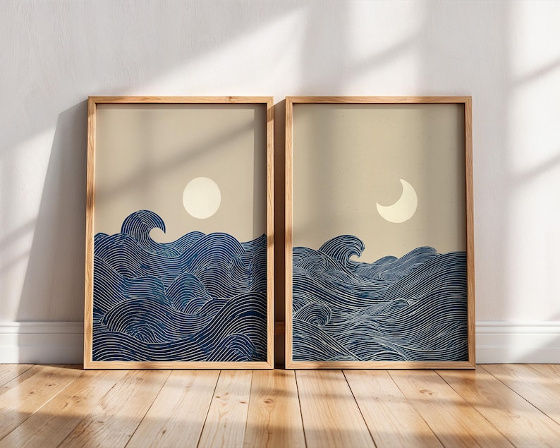 Home Decor Minimalist Style - 2 шт. минималистичных настенных принтов в