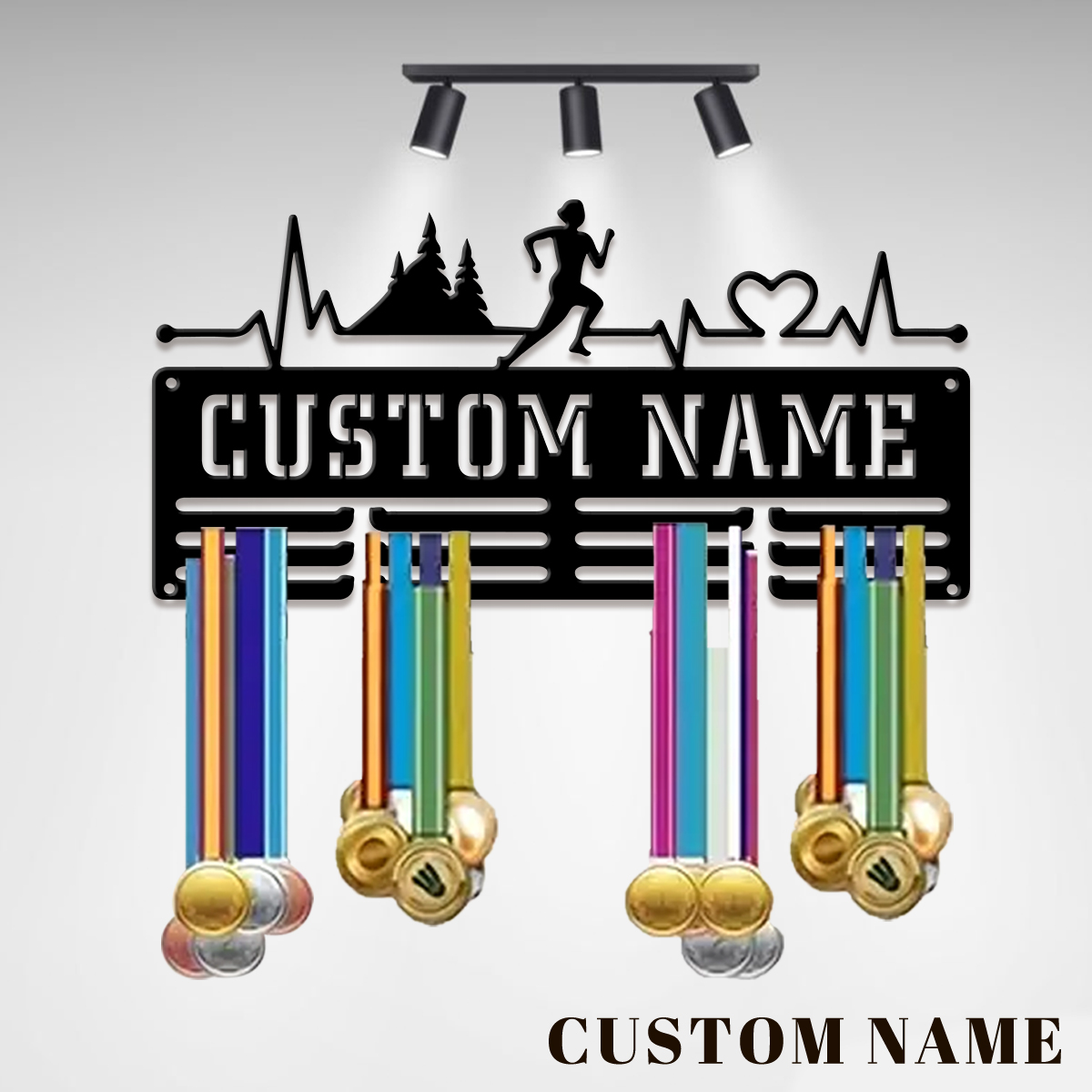 Home Decor Pinterest - Подставка для металлических медалей Custom Marathon