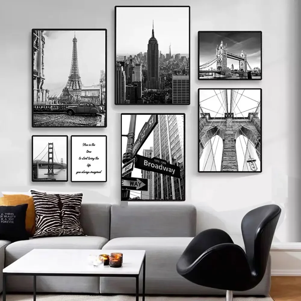 Home Decor London - Современные городские достопримечательности Нью-Йорк Лондон пейзажные