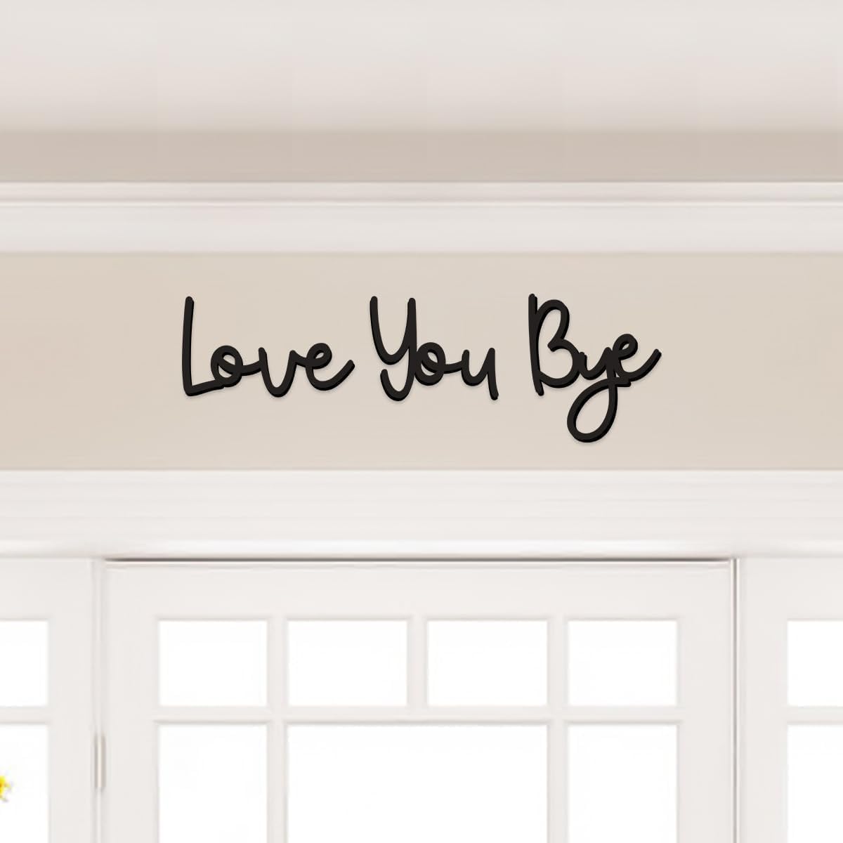Home Decor Express - Надпись «Love You Bye», деревянный домашний