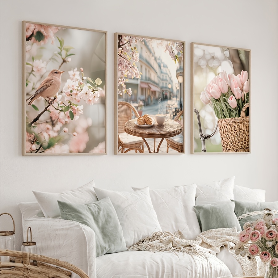 Home Decor Tulip - Набор из 3-х картин: Романтическая улица