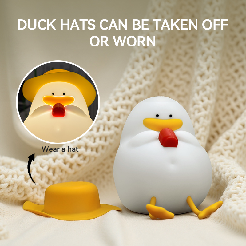 Home Decor Lamp - Ночник Happy Duck, прикроватная лампа с