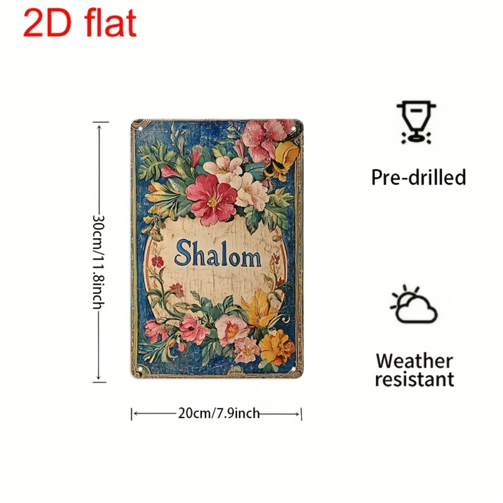 Home Decor You - CIFBUY Винтажная алюминиевая настенная табличка с