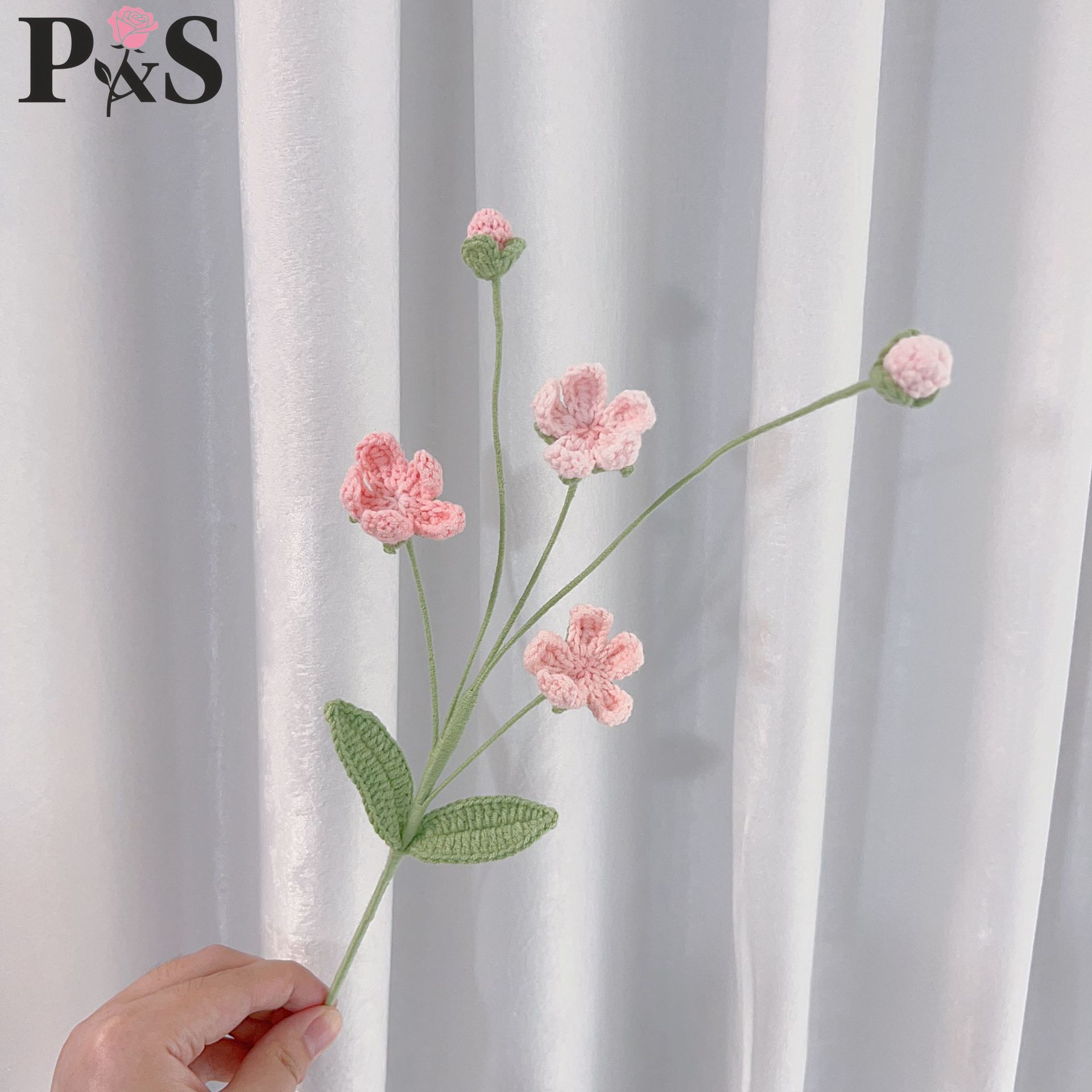 Вязаный крючком цветок ручной  – обзор и цена Home Decor Tulip