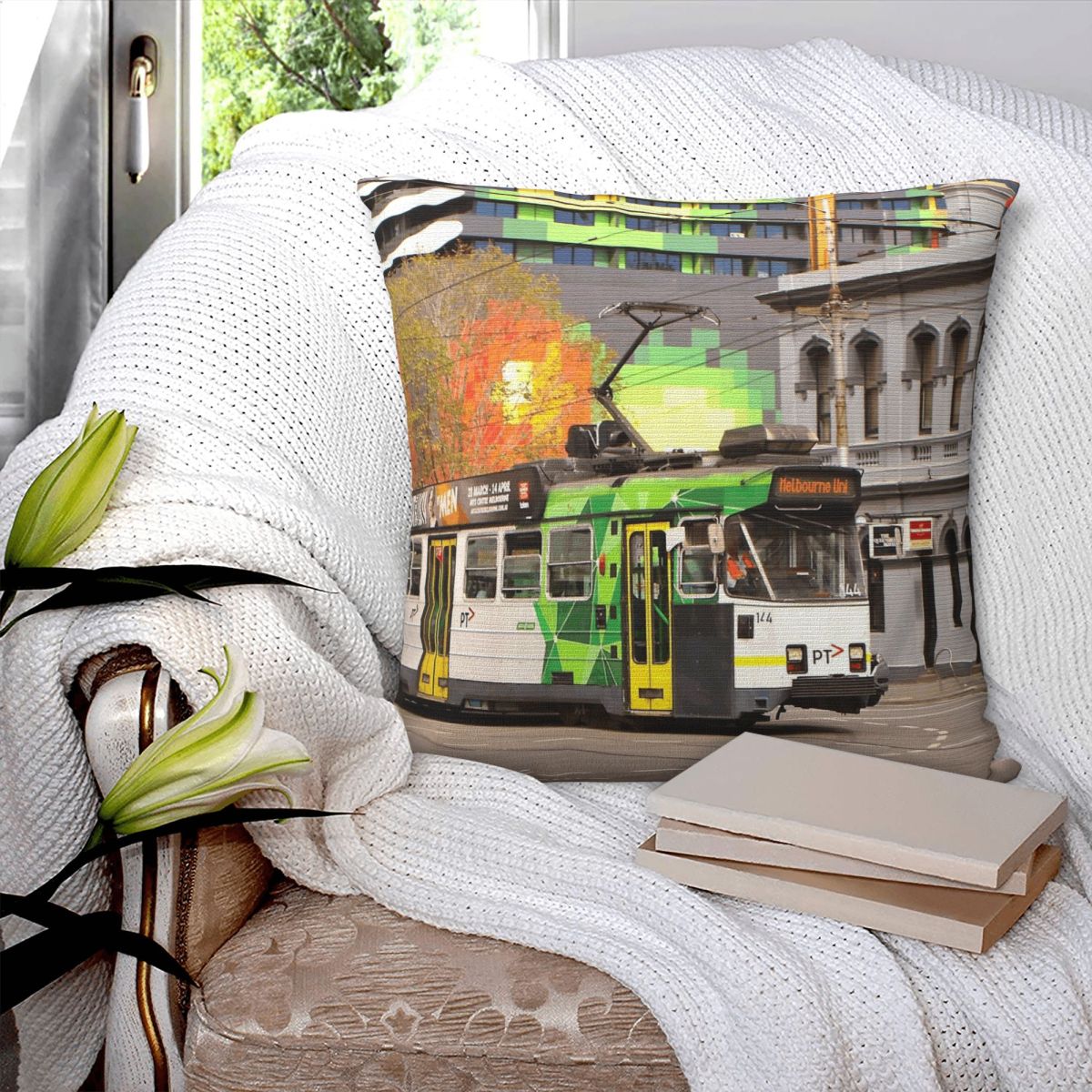 Наволочка Melbourne Tram Swans – обзор и цена Home Decor Melbourne