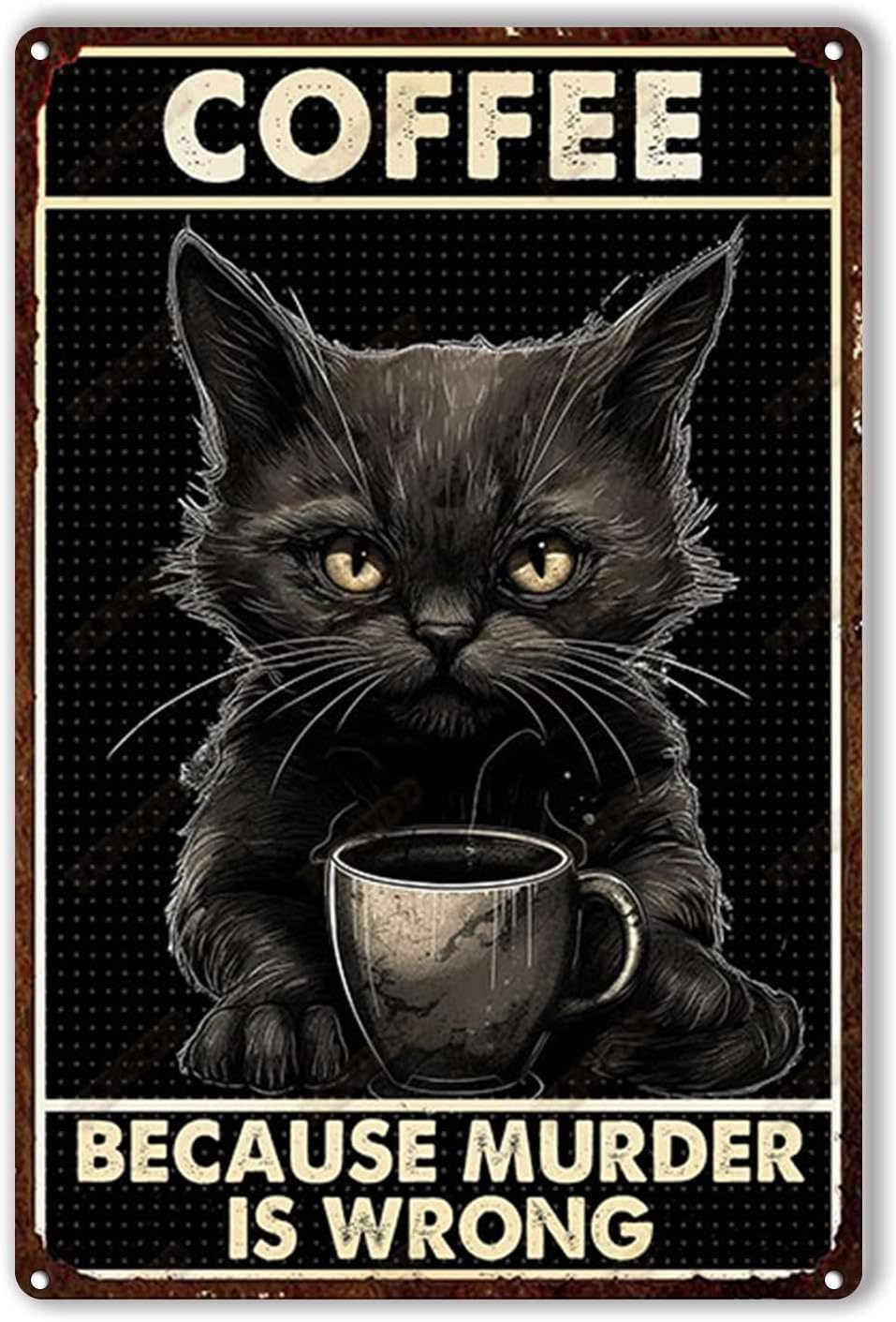 Металлическая табличка «Кофе и – обзор и цена Home Decor Store