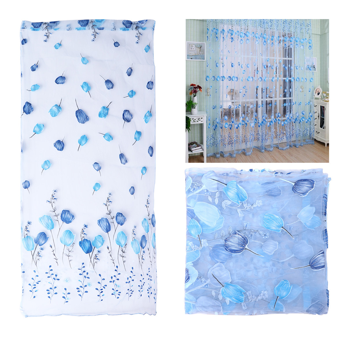 Шторы для окон с цветочным при – обзор и цена Home Decor Tulip