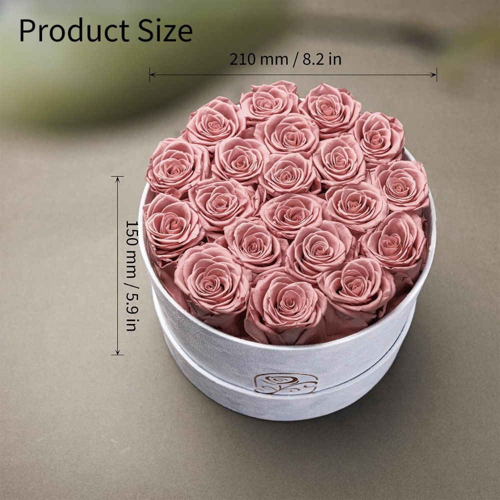 Вечные розы в бархатной коробк – обзор и цена Home Decor Tulip