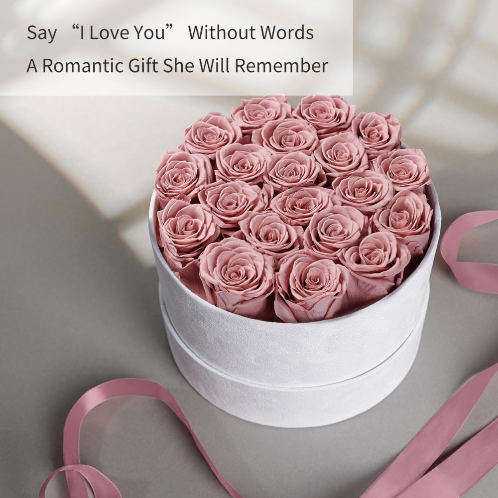 Вечные розы в бархатной коробк – обзор и цена Home Decor Tulip