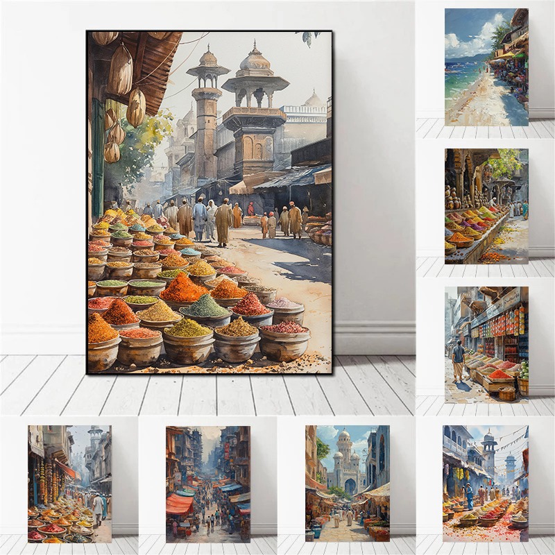 Акварельная картина с изображе – обзор и цена Home Decor Karachi