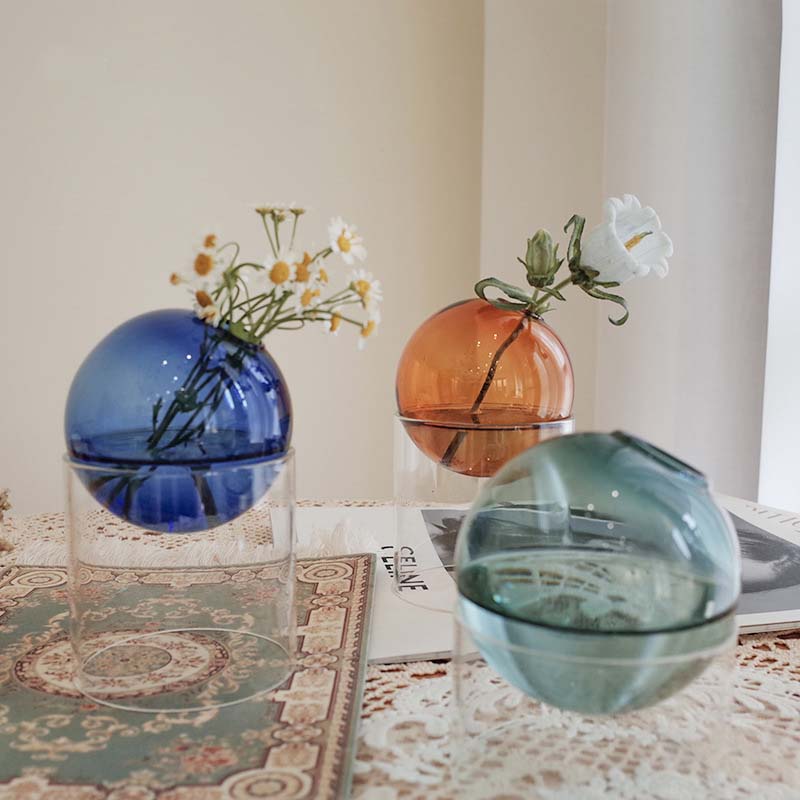 Мини-круглая ваза для цветов,  – обзор и цена Terrarium Glass Bottle