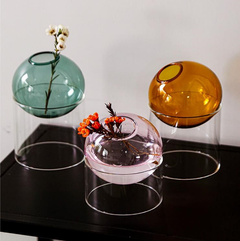 Мини-круглая ваза для цветов,  – обзор и цена Terrarium Glass Bottle