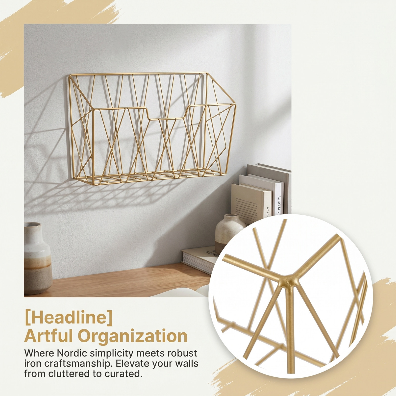 Металлическая настенная подста – обзор и цена Home Decor Brochure