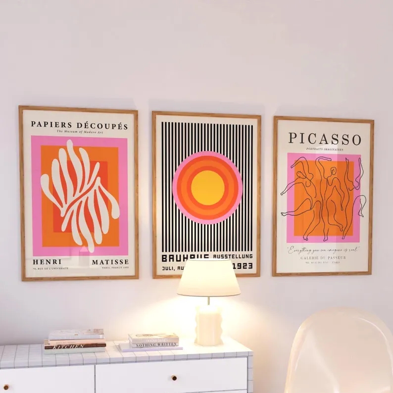 3 шт. Современные оранжевые ка – обзор и цена Home Decor Aesthetic