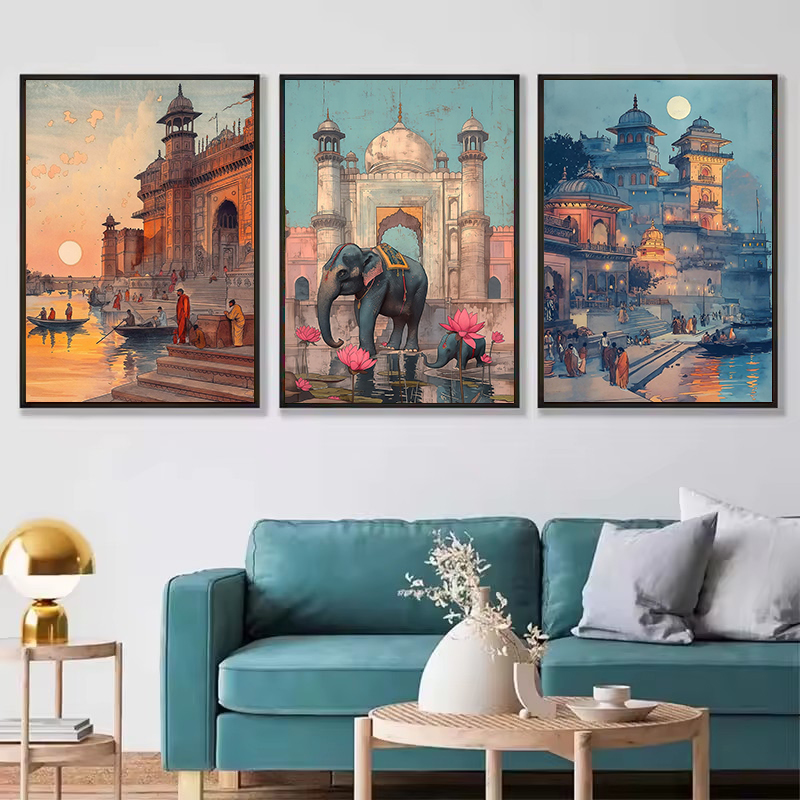 Винтажный древний индийский жи – обзор и цена Home Decor Varanasi
