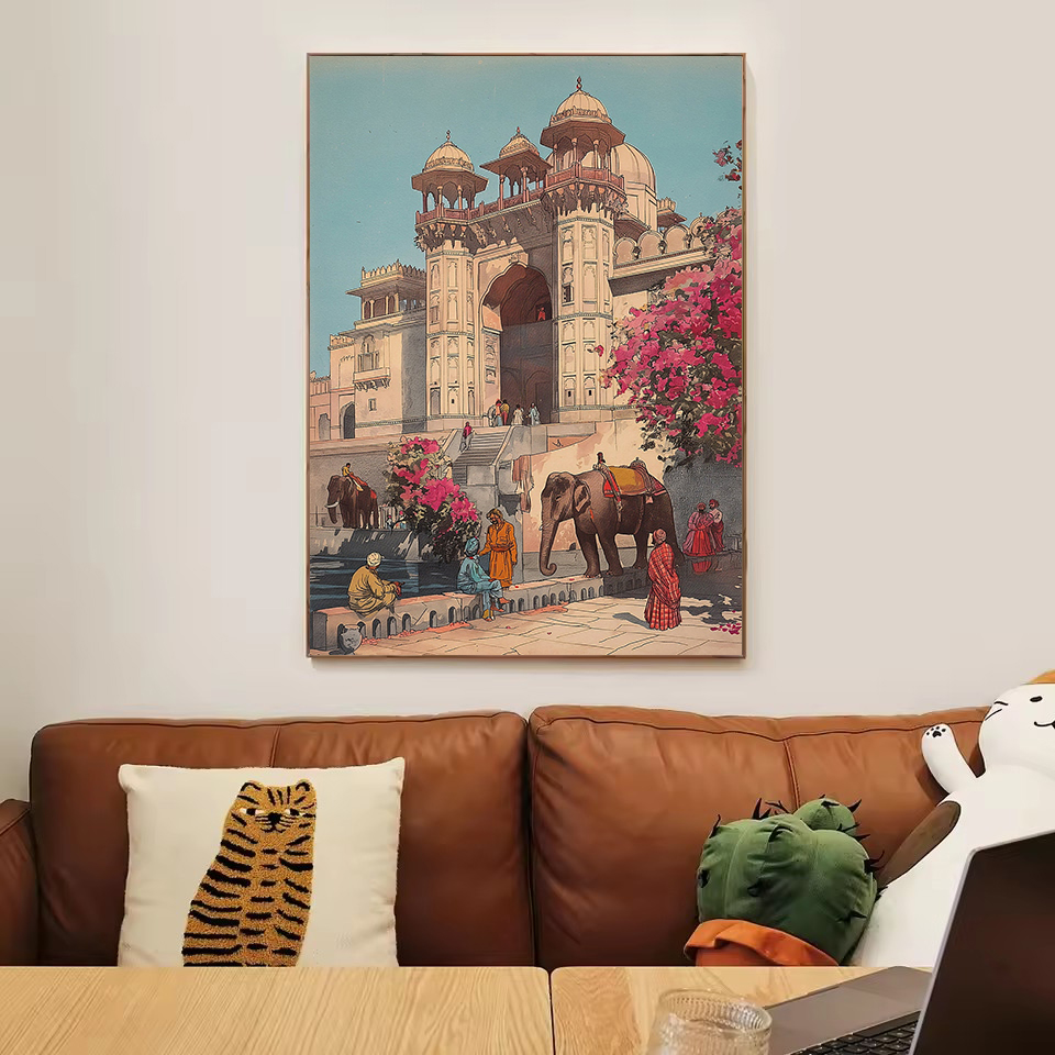 Винтажный древний индийский жи – обзор и цена Home Decor Varanasi
