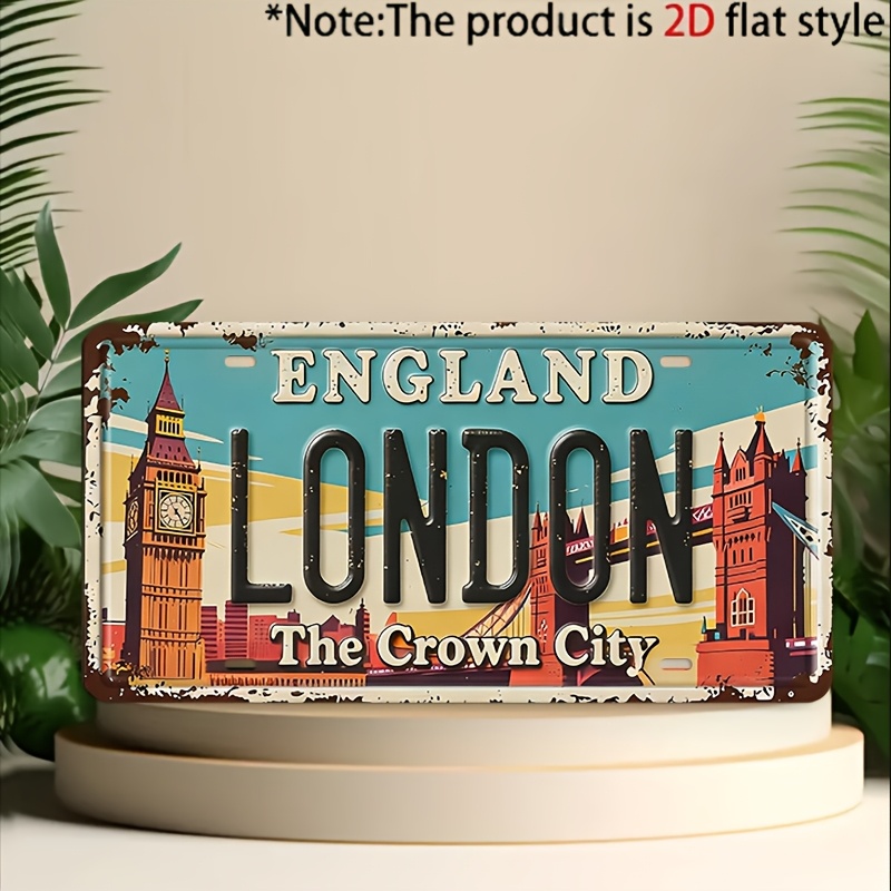 Винтажная металлическая таблич – обзор и цена Home Decor London