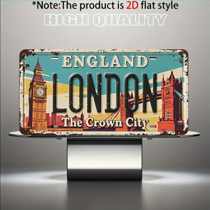 Винтажная металлическая таблич – обзор и цена Home Decor London