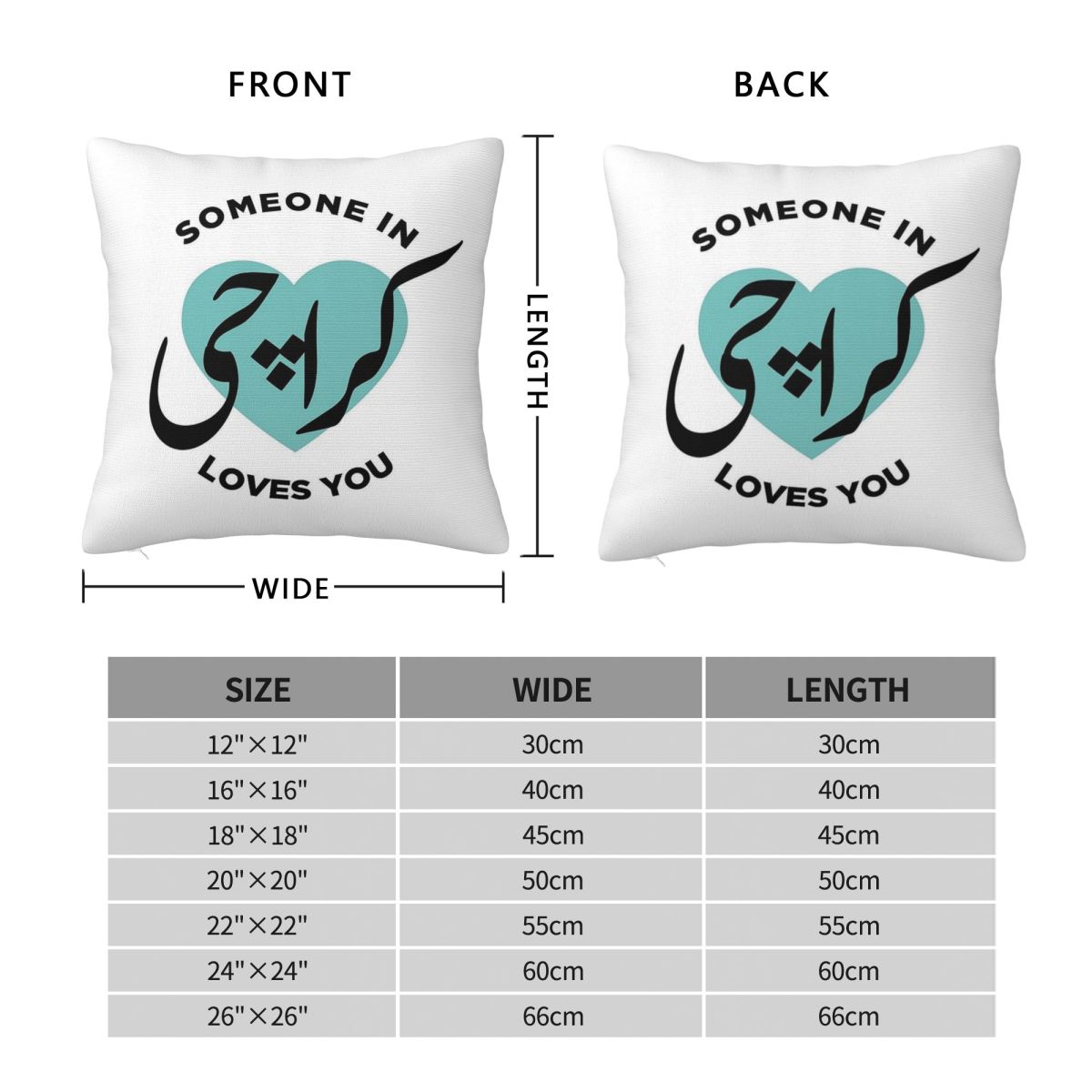 Наволочка Someone In Karachi L – обзор и цена Home Decor Karachi