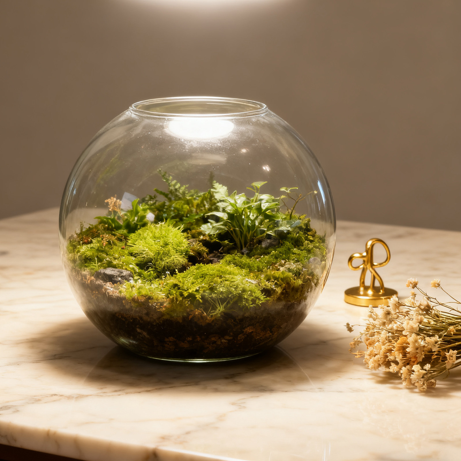 Микротеррариум: Прозрачные кон – обзор и цена Terrarium Glass Bottle