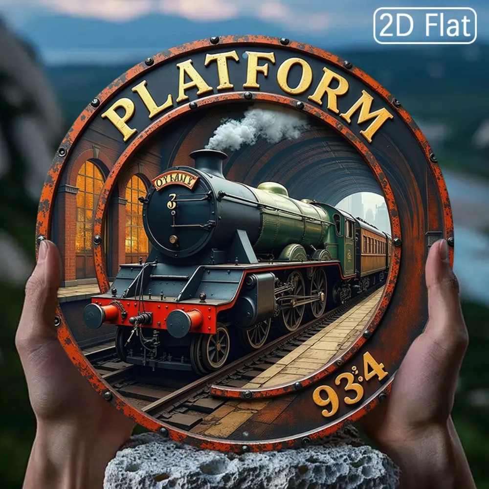 Металлическая табличка «Платфо – обзор и цена Home Decor Express