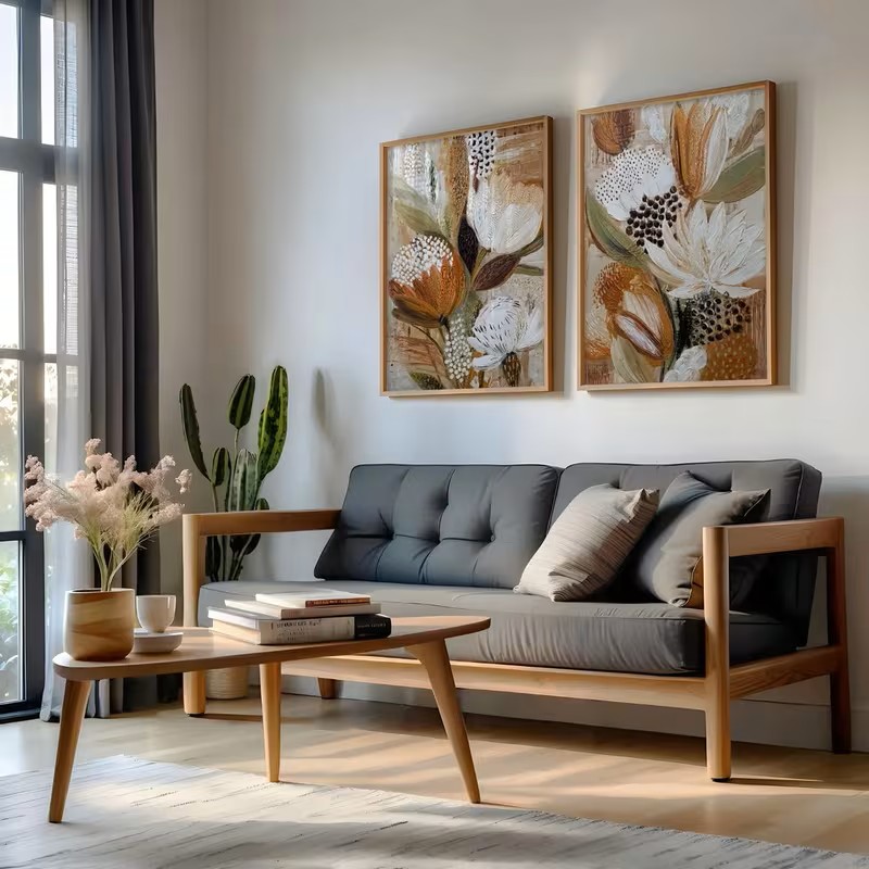 Ретро-постеры (2 шт.) в богемн – обзор и цена Home Decor Minimalist Style