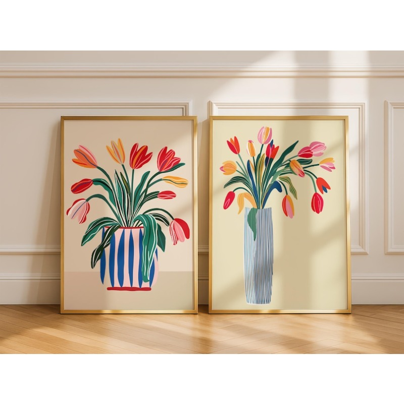 Набор из 2 картин на холсте с  – обзор и цена Home Decor Tulip