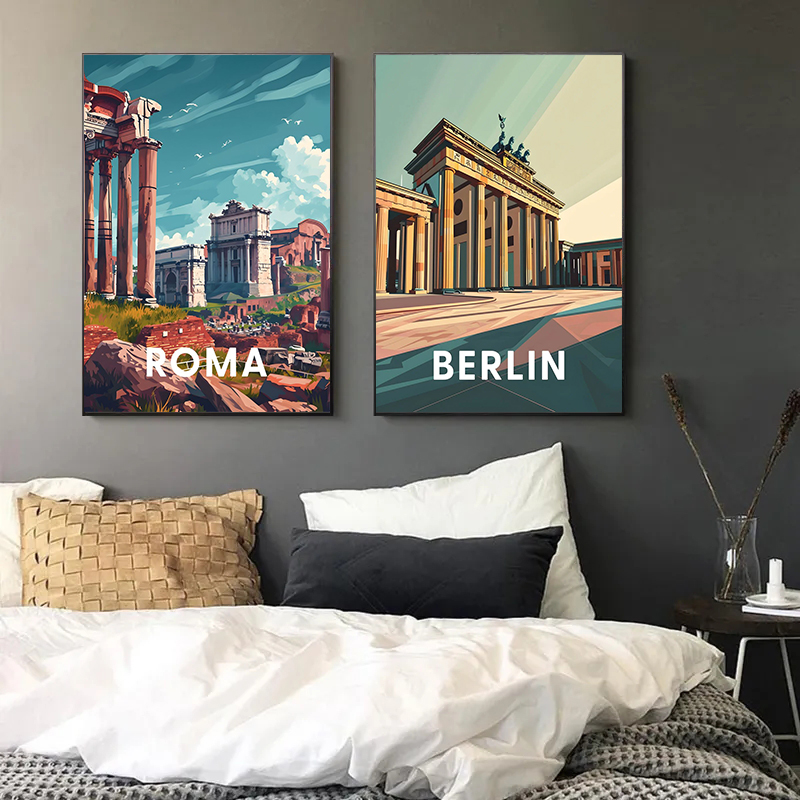1 шт. безрамный ретро-постер с – обзор и цена Home Decor London