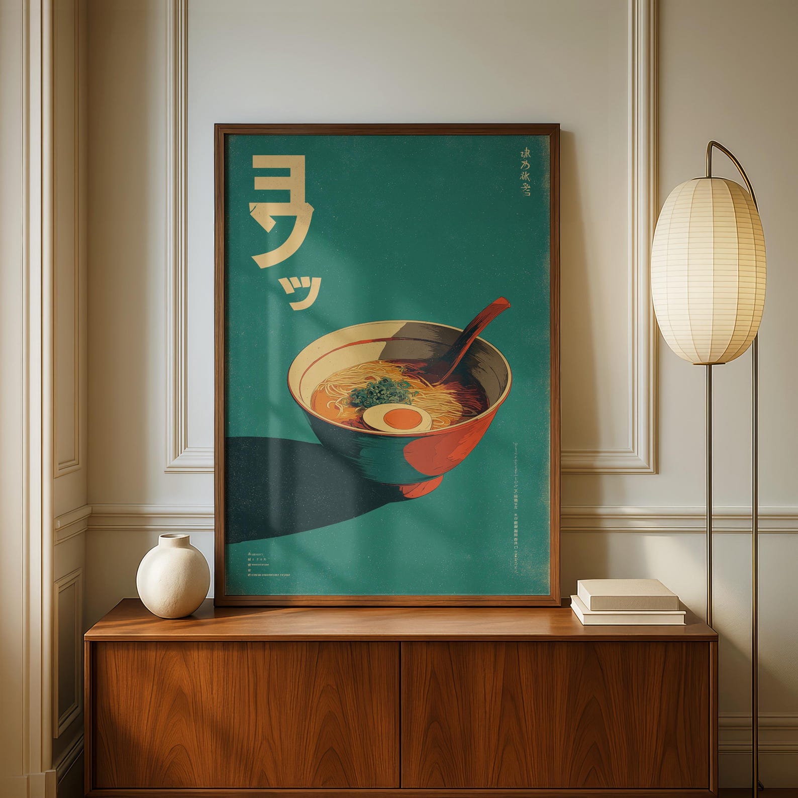 Ретро-постер с японским рамено – обзор и цена Home Decor Minimalist Style