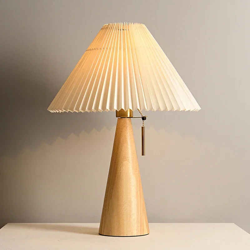Ретро-настольная лампа с плисс – обзор и цена Home Decor Lamp